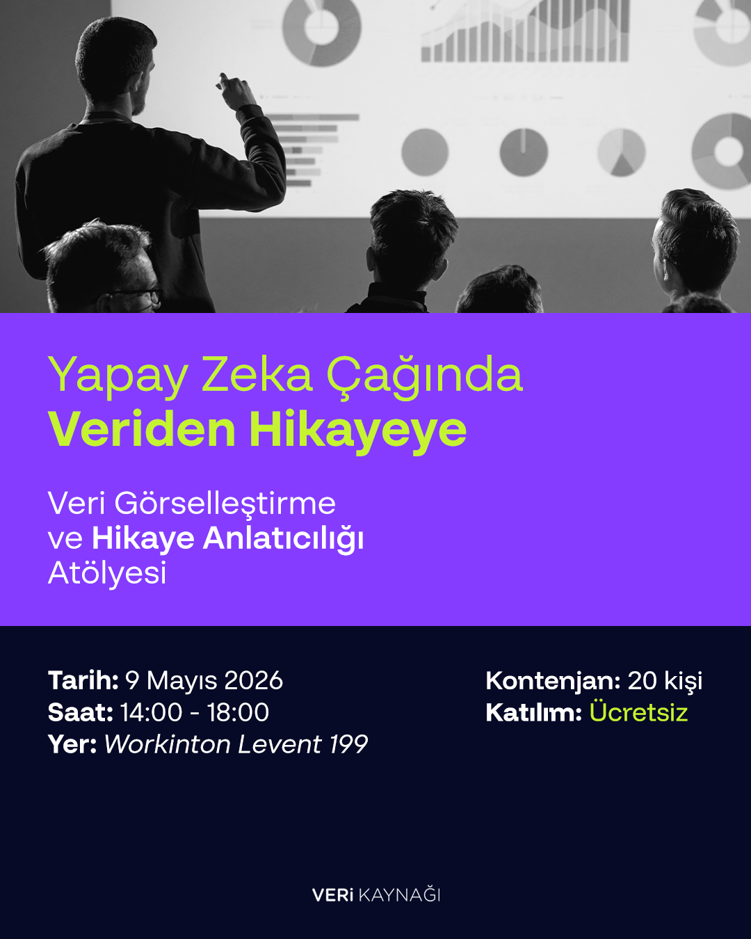 Veri Kaynağı Atölyesi 9 Mayıs’ta İstanbul’da